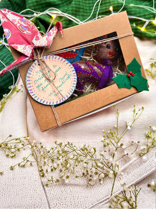 Cutwork Applique Christmas Set of Reindeer | Bird | Candle