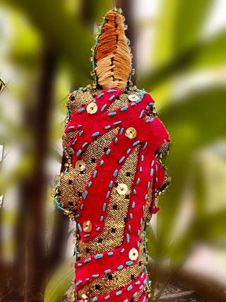 Cutwork Applique Christmas Ornament | Candle