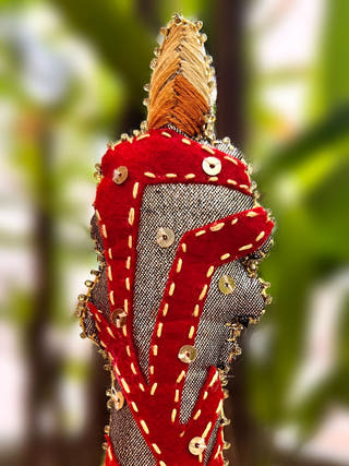 Cutwork Applique Christmas Ornament | Candle