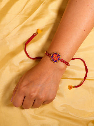 Flower Daisy Rakhi - Set of 2