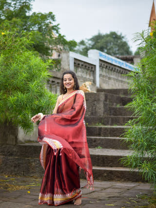Laal Ruhaani Saree