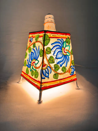 Lotus Design Table Lamp - Multicolor