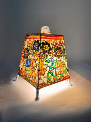 Elephant Table Lamp - Multicolor