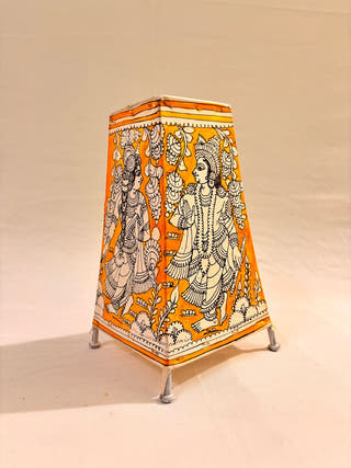 Radha Krishan Table Lamp - Yellow
