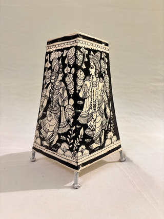 Radha Krishan Table Lamp - Black