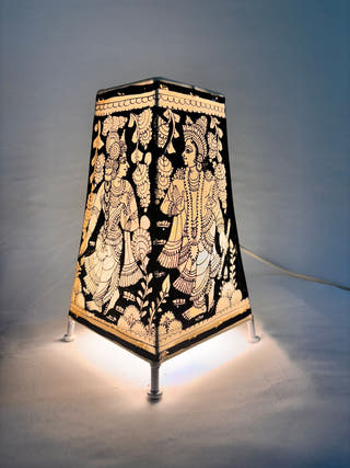 Radha Krishan Table Lamp - Black