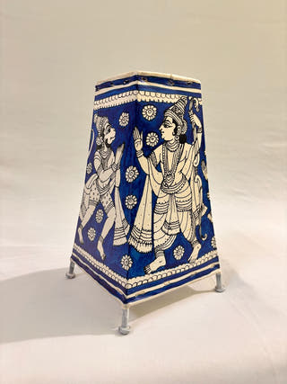 Ramayana Story Lamp - Blue