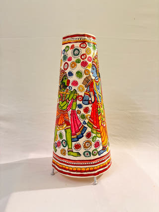 Ramayana Tholu Bommalata Table Lamp