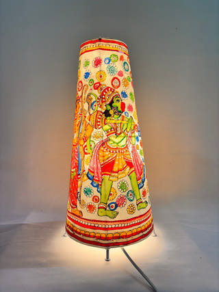 Ramayana Tholu Bommalata Table Lamp