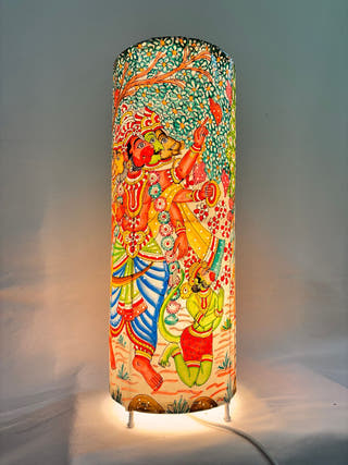 Ramayana Table Lamp