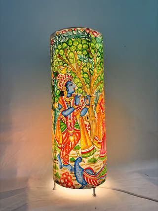 Radha Krishna Leela Lamp
