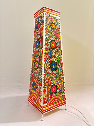 Tholu Bommalata Pakshi Pushpa Heritage Leather Lamp