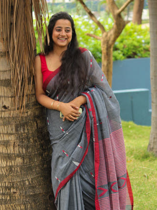 Grey Matter Saree