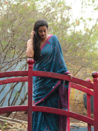 Teal Talk Saree