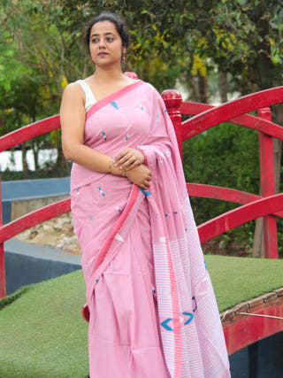 Power Pink Saree
