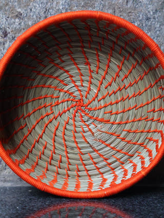 Sabai Grass Orange Tray