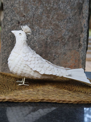 Handcrafted Pigeon Shola Art