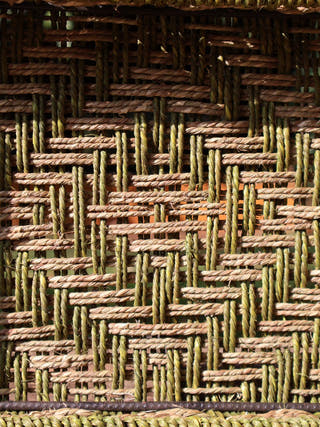 Iron Frame Sabai Grass Tray