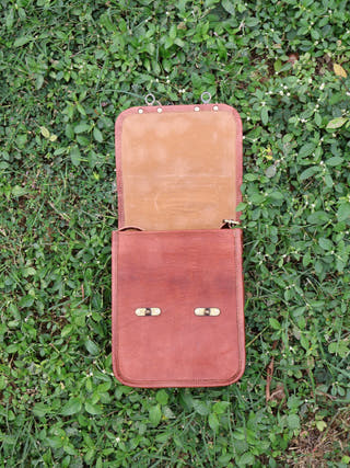 Flower Embroidered Sling Bag