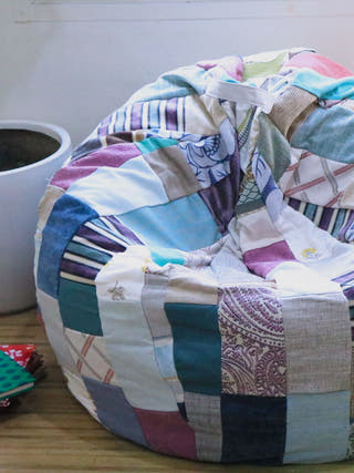 Printed Pastels Beanbag Cover