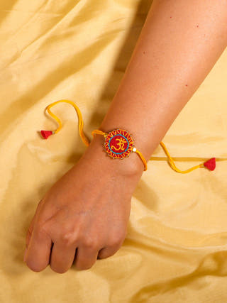 Aum Mandala Rakhi - Set of 2