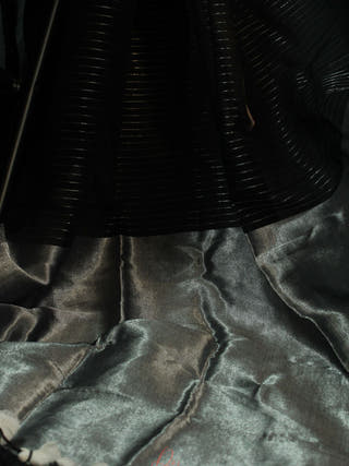Black Taare Sitare Saree