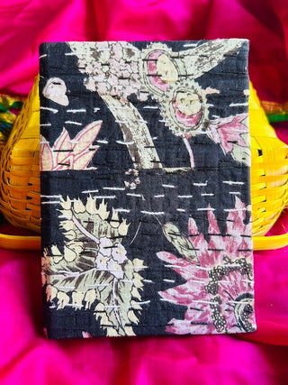 Dark Fantasy Upcycled Fabric Journal Kauseyah