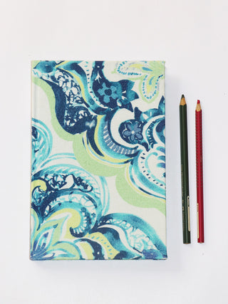 Floral Notebook Blue ARTISANNS NEST