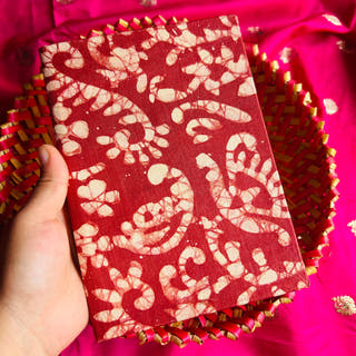 Mitti Upcycled Handloom Fabric Journal Kauseyah