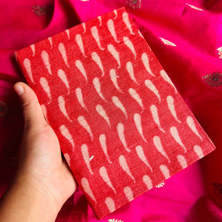 Salsa Upcycled Handloom Fabric Journal Kauseyah