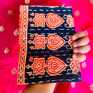 Shaam Upcycled Fabric Journal Kauseyah