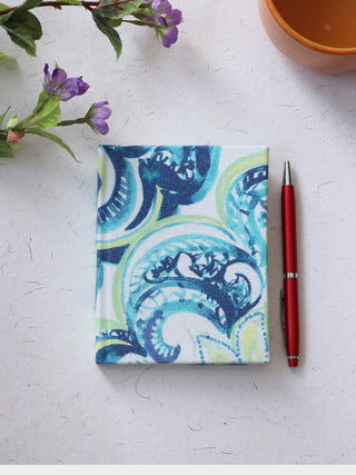 Mini Flora Notebook Blue ARTISANNS NEST