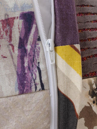 Purple Accent Beanbag