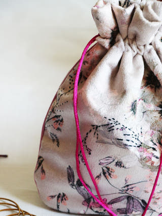 Flora Printed Multipurpose Jewellery Potli