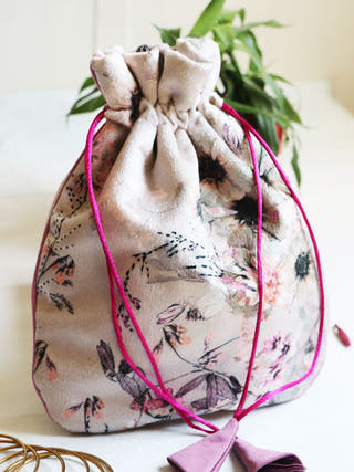 Flora Printed Multipurpose Jewellery Potli
