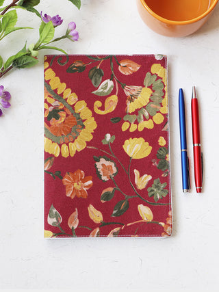 Printed Soft Cover Notebook Red ARTISANNS NEST