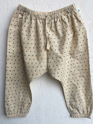 Organic Check Kurta With Raidana Pants Indigo Whitewater Kids