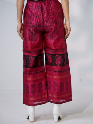 Palazzo Baghprint Ranipink INDU