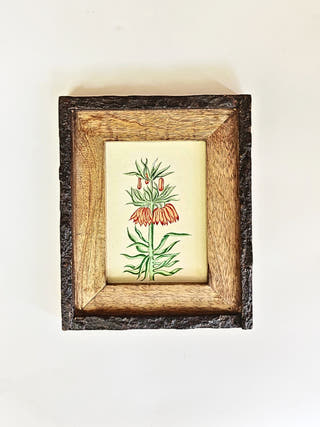 Miniature Floral Art Frame