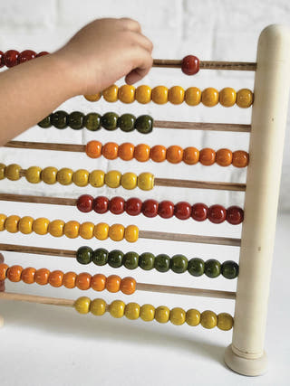Handcrafted Wooden Big Abacus 1 to 10 Beads