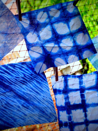 Indigo Clamp Dyeing