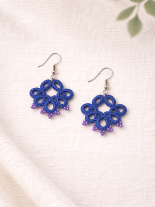Indigo Glint Earrings