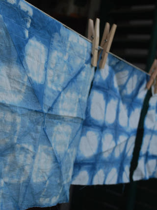 Indigo Clamp Dyeing