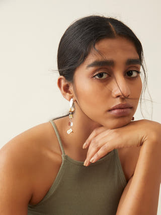 Sea Secrets 'Sand' Mother of Pearl Earring