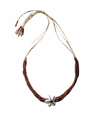 Cowry Shell and Wooden Beads choker