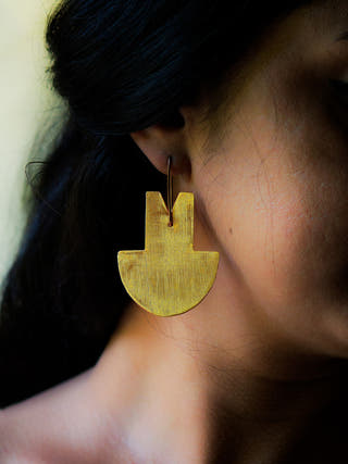 Mandeline Earrings Gold Juju by Grishma