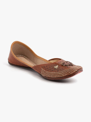 Chicora Genuine Leather Punjabi Jutti for Women