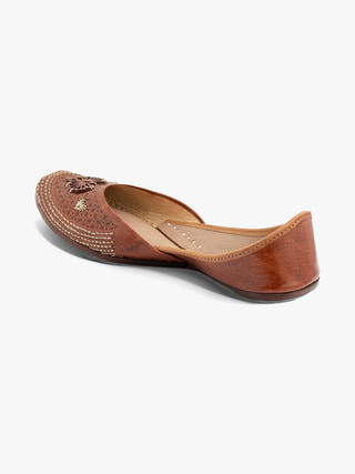 Chicora Genuine Leather Punjabi Jutti for Women