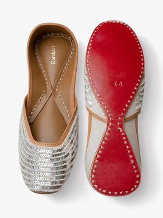 Luna Genuine Leather Punjabi Jutti for Women