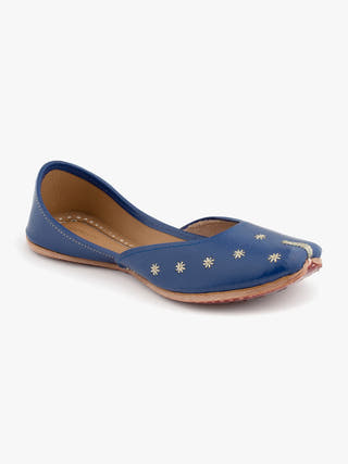 Sapphire Genuine Leather Punjabi Jutti for Women